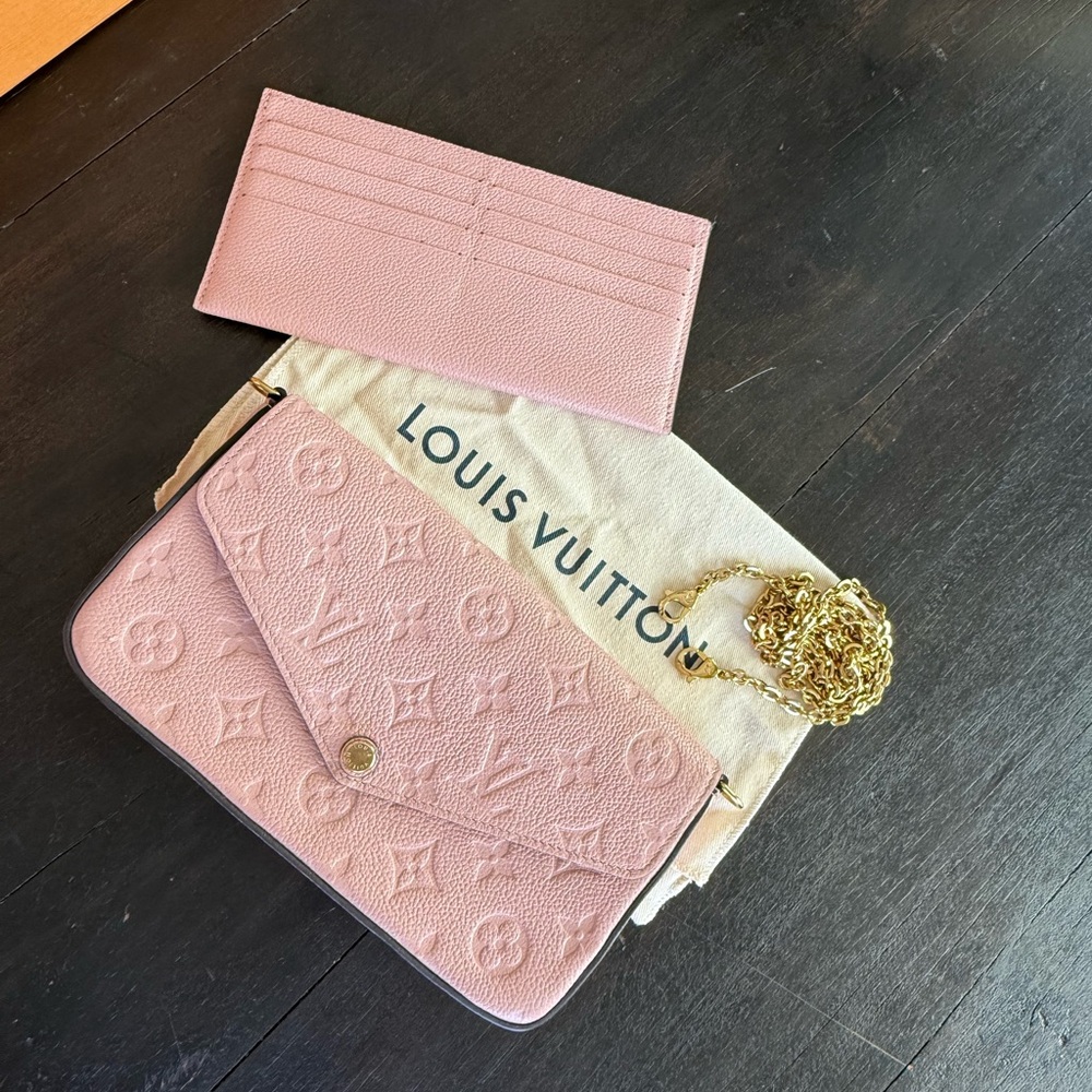 Louis Vuitton Pink Felicie Pochette